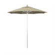 California Umbrella Venture 7.5' Silver Market Umbrella in Beige