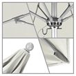 California Umbrella Venture 7.5' Silver Market Umbrella in Canvas
