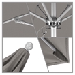 California Umbrella Venture 7.5' Silver Market Umbrella in Taupe