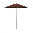 California Umbrella Venture 7.5' Bronze Market Umbrella in Terracotta