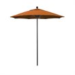 California Umbrella Venture 7.5' Bronze Market Umbrella in Tuscan