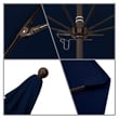 California Umbrella Venture 7.5' Bronze Market Umbrella in Navy Blue