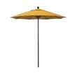 California Umbrella Venture 7.5' Bronze Market Umbrella in Yellow