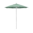 California Umbrella Venture 7.5' White Market Umbrella in Mist