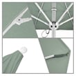 California Umbrella Venture 7.5' White Market Umbrella in Mist
