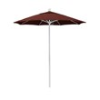 California Umbrella Venture 7.5' White Market Umbrella in Henna