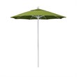 California Umbrella Venture 7.5' White Market Umbrella in Macaw