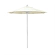 California Umbrella Venture 7.5' White Market Umbrella in Canvas