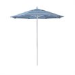 California Umbrella Venture 7.5' White Market Umbrella in Dolce Oasis