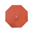 California Umbrella Venture 7.5' White Market Umbrella in Sunset