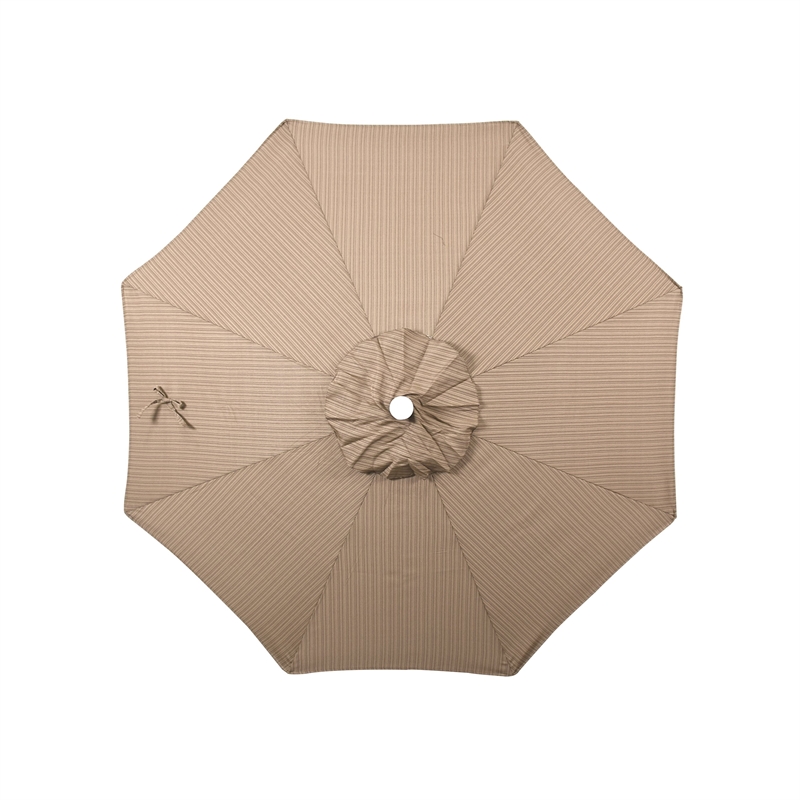 California Umbrella Venture 7.5' White Market Umbrella in Sequoia