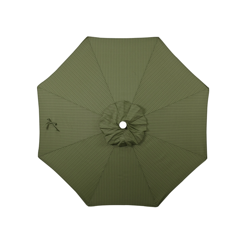 California Umbrella Venture 7.5' White Market Umbrella in Fern