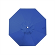 California Umbrella Venture 7.5' White Market Umbrella in Blue