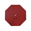 California Umbrella Venture 7.5' White Market Umbrella in Red