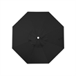 California Umbrella Venture 7.5' White Market Umbrella in Black