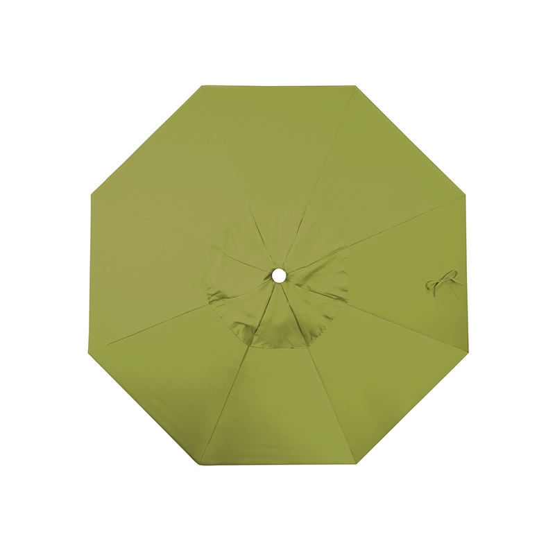 California Umbrella Venture 7.5' White Market Umbrella in Ginkgo