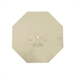 California Umbrella Venture 7.5' White Market Umbrella in Beige