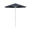 California Umbrella Venture 7.5' White Market Umbrella in Sapphire