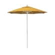 California Umbrella Venture 7.5' White Market Umbrella in Yellow