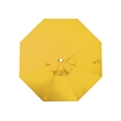 California Umbrella Venture 7.5' White Market Umbrella in Yellow