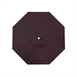California Umbrella Venture 7.5' White Market Umbrella in Purple