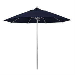 9' silver market umbrella