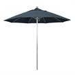California Umbrella Venture 9' Silver Market Umbrella in Sapphire
