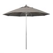 California Umbrella Venture 9' Silver Market Umbrella in Taupe