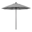 California Umbrella Venture 9' Bronze Market Umbrella in Granite