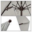 California Umbrella Venture 9' Bronze Market Umbrella in Granite