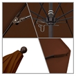 California Umbrella Venture 9' Bronze Market Umbrella in Bay Brown