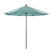 California Umbrella Venture 9' Bronze Market Umbrella in Seaside