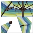 California Umbrella Venture 9' Bronze Market Umbrella in Seaside
