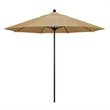 California Umbrella Venture 9' Bronze Market Umbrella in Linen
