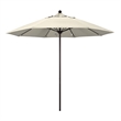 California Umbrella Venture 9' Bronze Market Umbrella in Beige