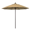 California Umbrella Venture 9' Bronze Market Umbrella in Champagne