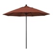 California Umbrella Venture 9' Bronze Market Umbrella in Terracotta
