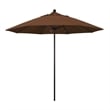 California Umbrella Venture 9' Bronze Market Umbrella in Teak