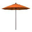 California Umbrella Venture 9' Bronze Market Umbrella in Tuscan