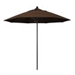 California Umbrella Venture 9' Bronze Market Umbrella in Mocha