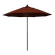 California Umbrella Venture 9' Bronze Market Umbrella in Brick