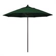 California Umbrella Venture 9' Bronze Market Umbrella in Green