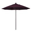 California Umbrella Venture 9' Bronze Market Umbrella in Purple