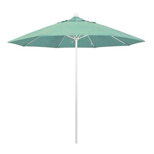 9' white market umbrella
