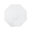 California Umbrella Venture 9' White Market Umbrella in White
