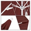 California Umbrella Venture 9' White Market Umbrella in Adobe