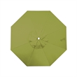 California Umbrella Venture 9' White Market Umbrella in Ginkgo
