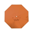 California Umbrella Venture 9' White Market Umbrella in Tuscan