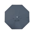 California Umbrella Venture 9' White Market Umbrella in Sapphire