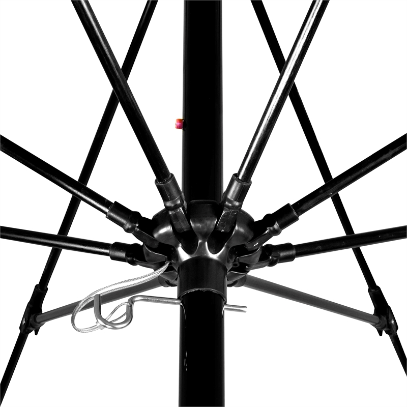 California Umbrella Oceanside 7.5' Black Market Umbrella in Navy